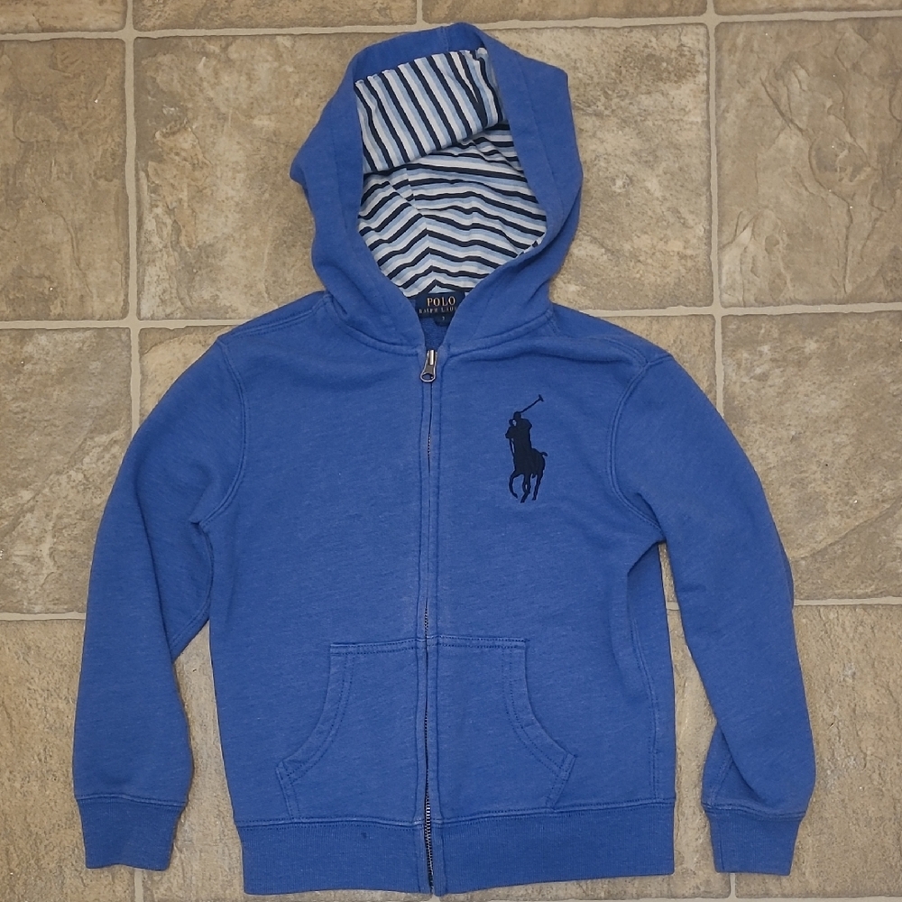 Polo by Ralph Lauren Kids Blue Zip-Up Hoodie